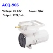 Boyu DC 12V 120L/M 60W Mini Portable Air Compressor Pump Circulation Koi Pond