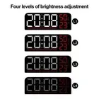 LED Digital Clock Featuring Timer Dual Alarms and Environment Readings