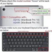 Skin for 2021 MacBook Pro 14'' (A2442 M1 Pro/Max ) & MacBook Pro Keyboard Cover