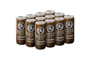 Suntory Boss Coffee Drink Iced Latte 237mL 12 Cans Bulk Pack Carton