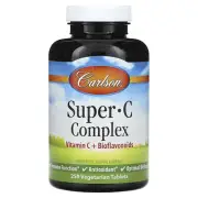 2 X Carlson, Super C Complex, 250 Vegetarian Tablets