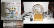 Fondue, Roshco Chocolate & Cheese 12 pc Set Stainless + 5 More VTG Fondue Forks