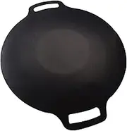 ibasenice Grill Pan Medical Stone Non Stick Grill Tray for Electric Stoves for Family Camping Daily Cooking Durable Even Heating for Roasting