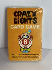 Vintage 1951 Whitman CRAZY EIGHTS card game with case #4909 Complete
