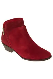 Karisma Suede Zip Ankle Boot--ZOL-KARISMA