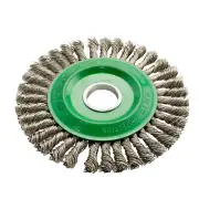 125mm x 6mm x 22.23mm Pipeline Stainless Steel Wheel Brush - 10 Each 363992