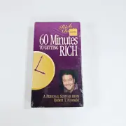 NEW Rich Dads 60 Minutes to Getting Rich VHS A Personal Seminar Robert Kiyosaki
