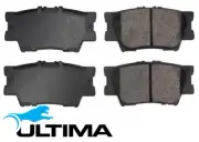 REAR SEMI-METALLIC BRAKE PADS FOR TOYOTA RAV4 ALA49R 2AD-FTV 2AD-FHV 2.2L I4 (for: Toyota)