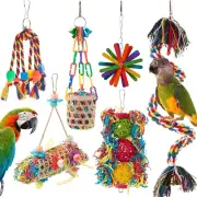 6 Birdie Gymnastic Toys: Swing, Chew, and Jingle for Feathery Shenanigans!