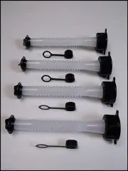 4 Gott Kits Spout Stopper Vent Cap Gas Fuel Can Jug Replacement Rubbermaid Blitz