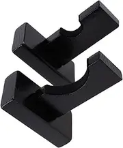 Kisangel 2pcs Wooden Baseball Bat Holder Wall Mount Display Stand Multi Functional Rack for Home Decoration Sturdy and Reliable Design for Showcasing Bats and Decorative Objects