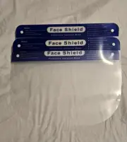 Set Of 3 Face Shield Masks Brand New Reusable Face Masks