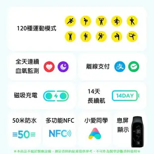 小米手環7 NFC版 送彩色錶帶 小米智慧手錶 來電LINE訊息提醒 心率監測 監測 睡眠監測 智慧手環