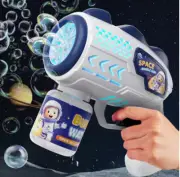 Space Astronauts Fully Automatic Bubble Gun Rocket Bubbles Machine Automatic