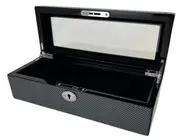 Russell Collection - Carbon Fibre Finish 5 Watch Presentation Box