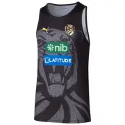Richmond Tigers 2025 AFL PUMA Mens Training Singlet | Black by Sporting House