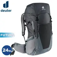 在飛比找松果購物優惠-Deuter 德國 FUTURA 24SL 透氣網架背包《黑