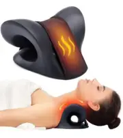 Neck Stretcher for Neck Pain Relief Heated Cervical Traction Device Pillow wi...