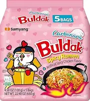 Samyang Carbo Fire Buldak Nuclear Noodle Fried Spicy Super Hot 5 Pack