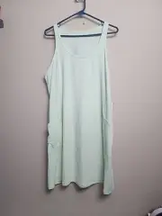 Calvin Klein Performance Womens Side-Pocket Dress Green Size XL Free Shipping