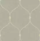 Wallpaper Designer Taupe Beige Gold Framework Trellis on Faux