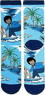 [ooohyeah] Oooh Yeah Women's Novelty Crew Socks, Exclusive Funny Socks for Bob Ross, Crazy Silly Socks, Socks