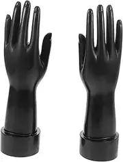 MUSISALY 2pcs Hand Model Props Jewelry Stand Jewlery Holder Mittens Jewelry Holder The Mitten Desktop Stand Hand Ring Holder for Jewelry Vertical Trinket Stand Polyethylene (pe) White