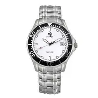 在飛比找PChome24h購物優惠-FLUNGO佛朗明哥英倫豪情機械腕錶(白)