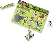 Melissa & Doug - Zoo Animals Sound Puzzle - 8 Pieces