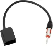 1Pc Car Radio Antenna Adapter ISO Antenna Extension Stereo Compatible with Volvo