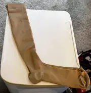 Compression Socks Unisex Size L/XL. 2 Pair. Color:1 Light & 1 Medium Beige. New
