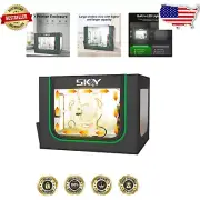 3D Printer Protective Cover for Bambu Lab A1, 800x580mm, with LED Illumination
