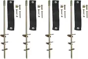Lifespan Kids Ground Anchor Kit (Set of 4pcs) for Trampoline, Swing Set, Play Equipment