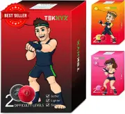 Boxing Reflex Ball with Headband 2 Level Agility Speed Training Hand Eye Trainer