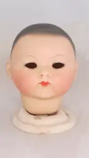 Head Only: Armand Marseille Asian Reproduction Mold "353" Size "6"