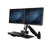 Star Tech wall mount computer stand 2 screen WALLSTS2