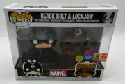 Black Bolt & Lockjaw Inhumans Funko Pop Heroes - Previews Exclusive Marvel - MIB