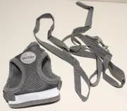 Gauterf Cat Harness and Leash Set EXTRA SMALL 0-5lbs Mesh Reflective Step In