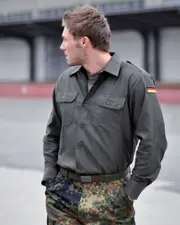 Mil-Tec BW Field, shirt , color: Olive , size: 5 BW