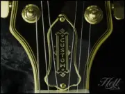 "BAGATELLE" 2-Hole Truss Rod Cover (GOLD). Fits most Gibson® LP, SG guitars.