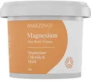 AMAZING OILS Magnesium Flex Bath Flakes Magnesium Chloride & MSM 2kg