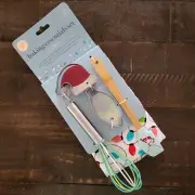 Core Kitchen's Baking Essential Kit for Kids 5-Piece Christmas Lights Apron