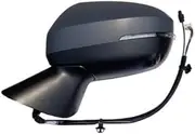 ZUXIM Car Rearview Mirror Assembly Accessories, for Mitsubishi, Outlander 2023 2024 Auto Fold Camera Turn Signal Mirror Assy Rear View Mirror Assembly(Black Black-Left)