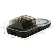 Mbeat Gorilla Power 50W Qi Certified Multi-Device USB & Wireless Charging Dock