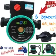 Solar Hot Water Heating System Circulation Booster Pump 3 Speed 100W 45L/min AU