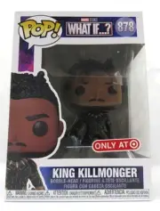 Funko Pop! Marvel What If...? King Killmonger #878 Target Exclusive w/ protector