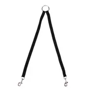 Black Double Dog Leash Connector Pet Supplies Leads & Head Collars