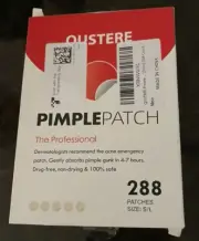 QUSTERE PimplePatch for Face, 288 Acne Patches Hydrocolloid Exp. 3/25/2027