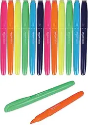 Amazon Basics Chisel Tip Highlighters - Pack of 12