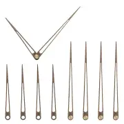 5 Set Wooden DIY Clock Hands Replacement Kit DIY Repair for 12" Craft Clock